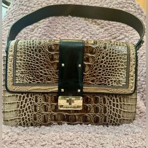 BRAHMIN | Marla Shoulder Bag in Bark Mitford